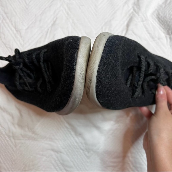 Allbirds Mens Wool Runners charcoal black size 10 - Picture 7 of 8